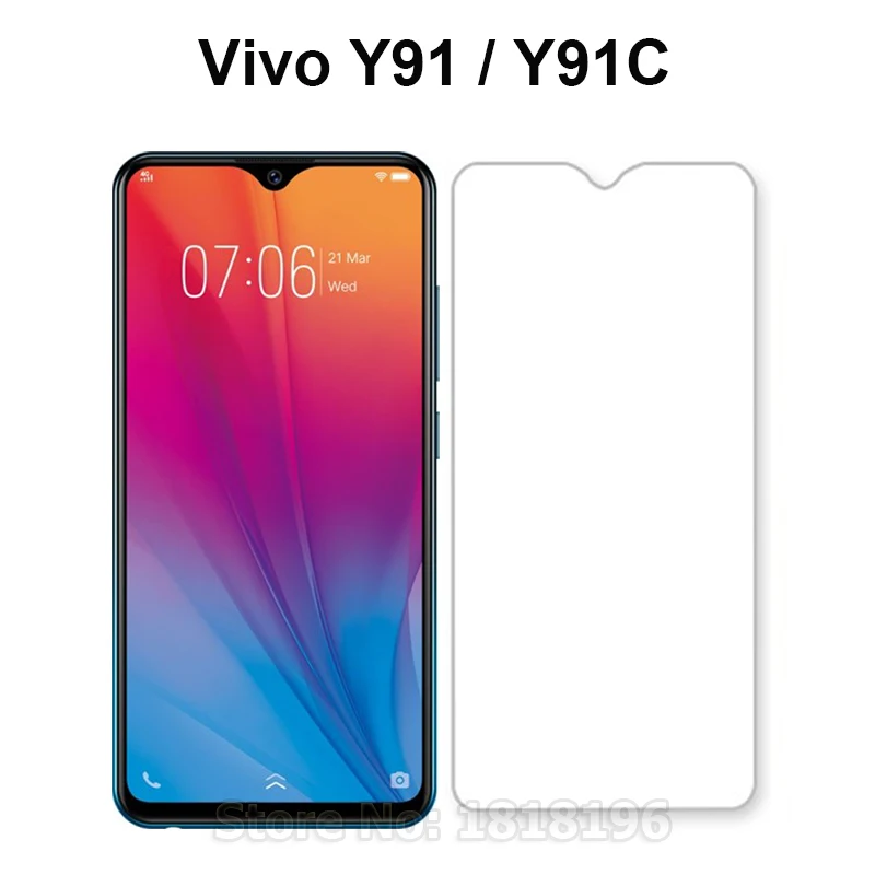 Закаленное стекло для Vivo Y91 Y91i Y91C Чехол для мобильного телефона Vivo Y91C Защитная пленка для экрана Vivo Y91C Y 91C VivoY91C 6,22