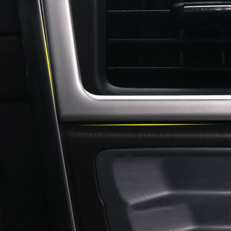 1 шт. для Volvo XC60 2010- нержавеющая сталь центральная консоль окантовка навигатора рамка отделка авто аксессуары