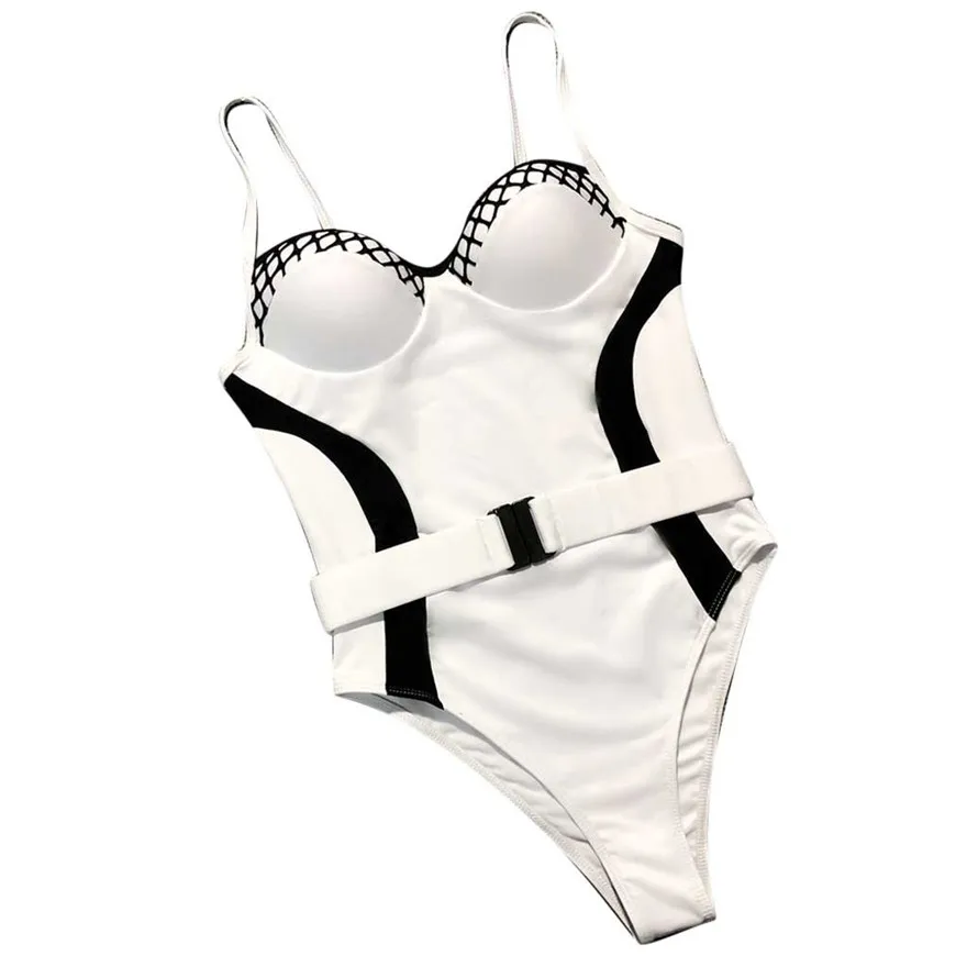 Новинка 2019 сексуальный женский слитный купальник с эффектом пуш ап пляжная