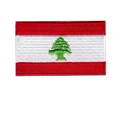 lebanon Азиатский флаг вышивка железа на патчи аппликация на одежду стикер - Цвет: lebanon