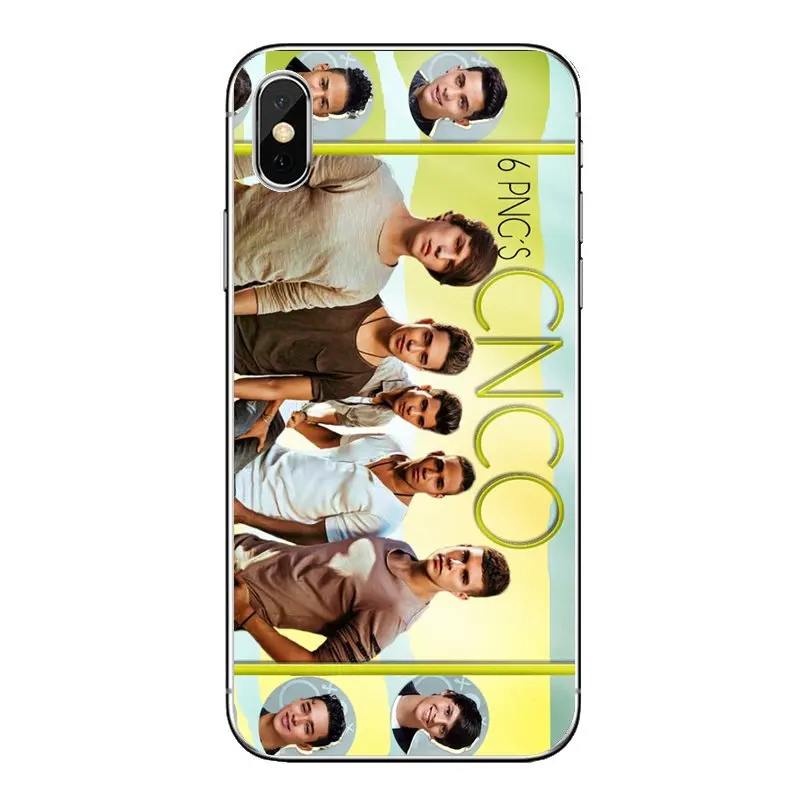 CNCO музыка искусство латинский свежий мясо группа прозрачный ТПУ чехол для Samsung