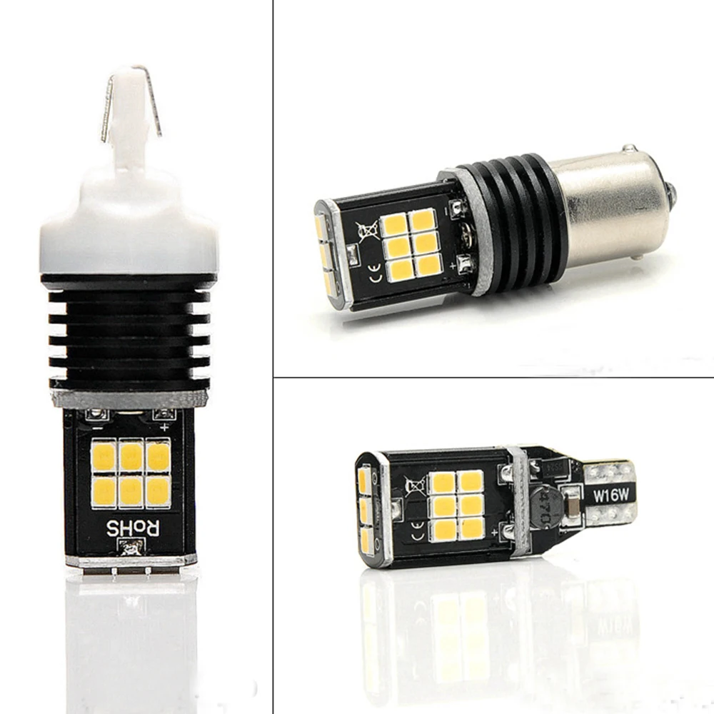 YSY 2X Canbus 3030 T15 1156 BA15S P21W BAU15S PY21W 7440 светодиодный обратный светильник W16W 15SMD без