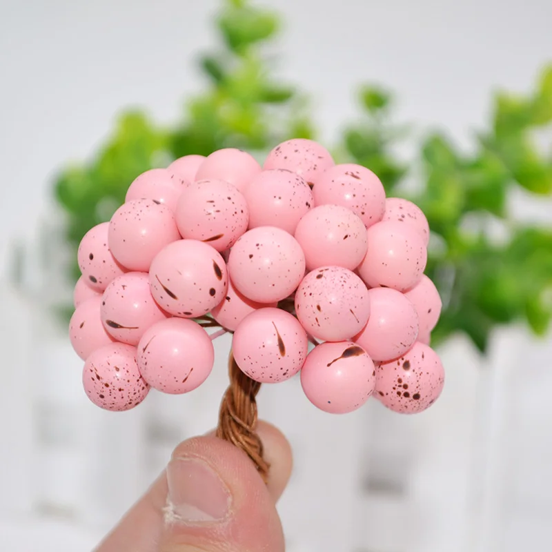 50 шт. 12 мм миниатюрные ягоды искусственный цветок многоцветный Cherry граната