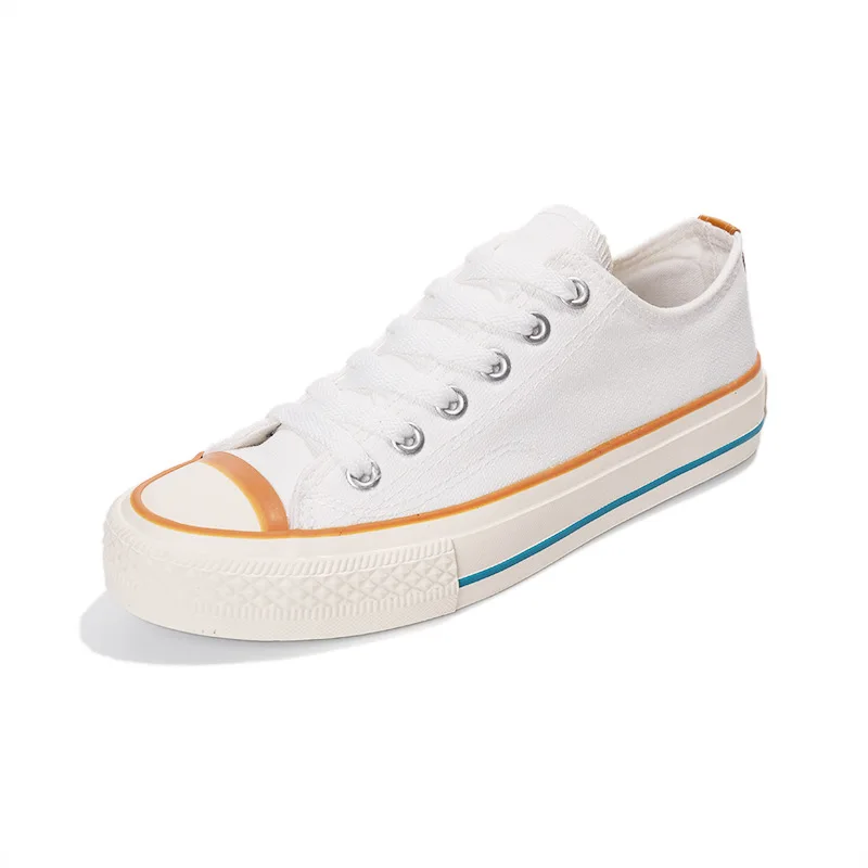 Новая женская парусиновая обувь двухцветная Классическая 2019 г. Zapatos De Mujer