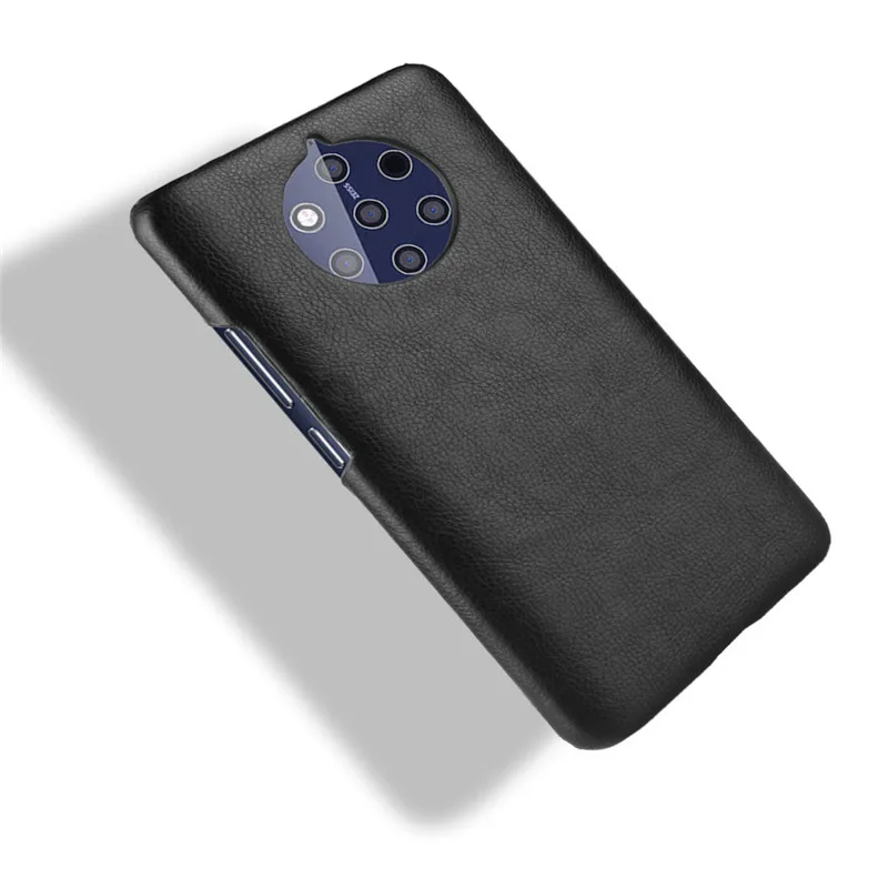 Ударопрочный Роскошный чехол из искусственной кожи для Nokia 9 puобзор TA-1094 TA 1094 |