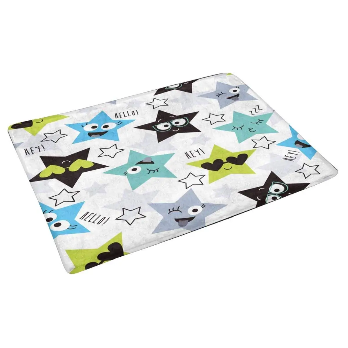 Colorful Star Pattern Anti-slip Door Mat Home Decor Personalized Indoor Entrance Doormat | Дом и сад