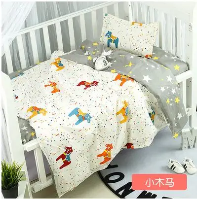 

With Filling Baby Kids ropa de cuna Cotton Cot Nursery Bedding Baby Cot Protect Baby Bedroom Set ,Duvet /Sheet/Pillow