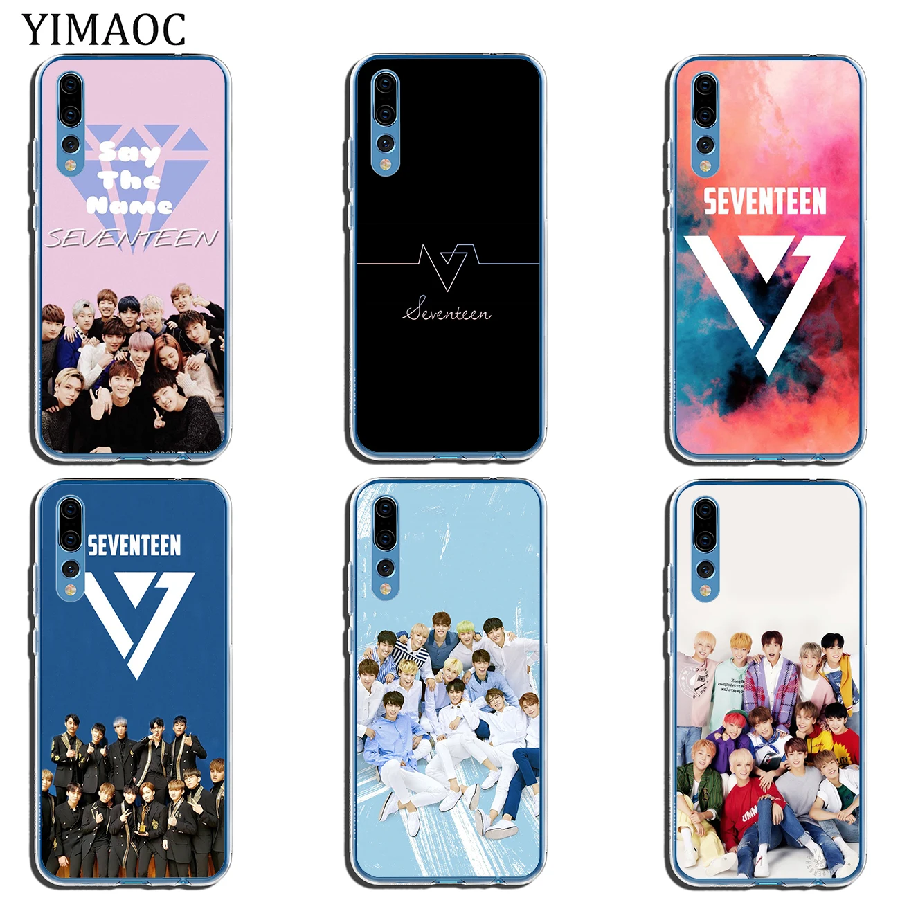 Мягкий силиконовый чехол YIMAOC Seventeen 17 Kpop для Huawei P30 P20 Pro P10 P9 P8 Lite 2016 2017 P smart Z 2019 |