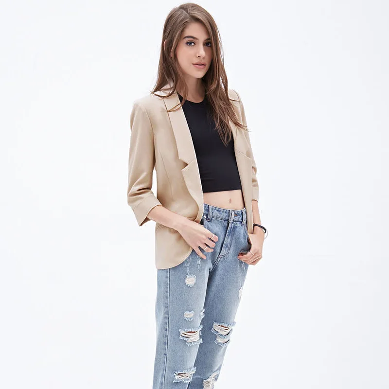 2017 Весна Женщины Пиджаки Куртки Европейский Американский Стиль Blazer OL Одежда Офис