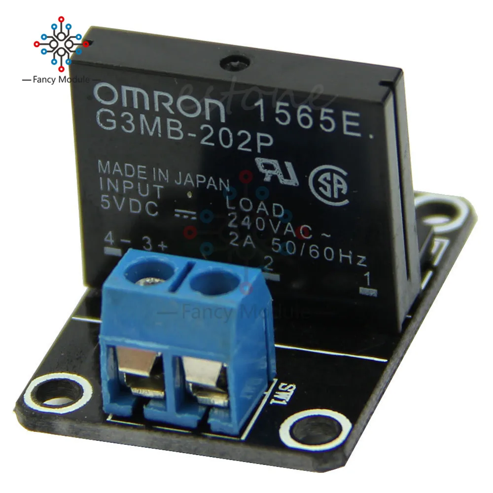 G3MB-202P 5 В DC 1 канал твердотельные релейные платы модуль для Arduino высокого уровня предохранитель для Arduino SSR G3MB-202P