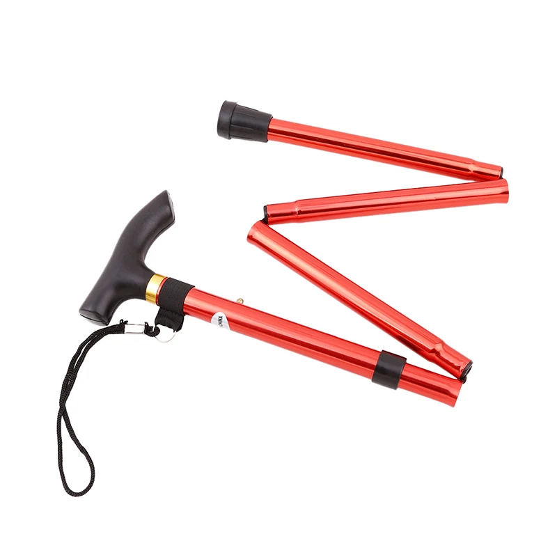 Walking Stick Hiking Trekking Poles Trail Ultralight 4 Section Adjustable Canes Aluminum Alloy Folding Cane Sticks|Трекинговые палки|