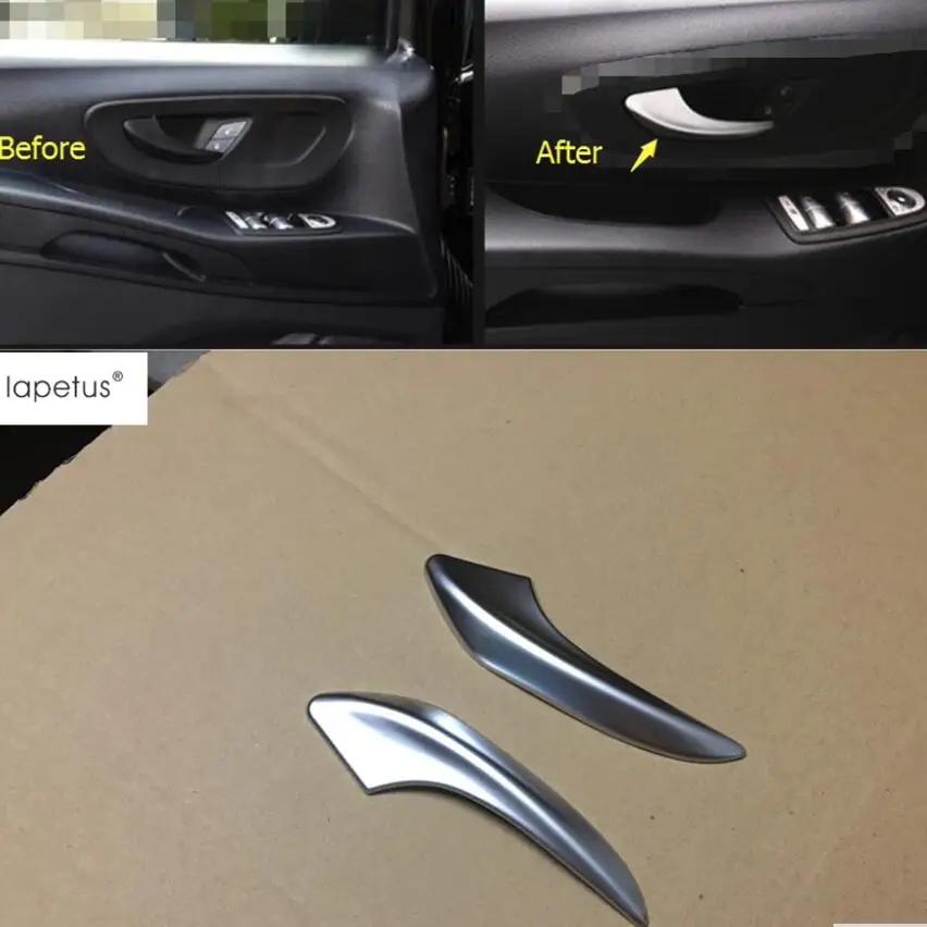 Lapetus аксессуары подходят для Mercedes-Benz Vito W447- внутренняя дверная ручка Панельное литье полоса крышка отделка