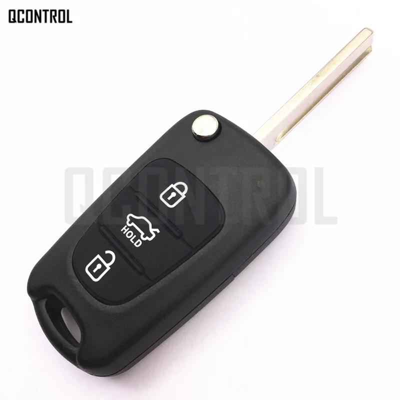 Пульт дистанционного управления QCONTROL без ключа для KIA Rio RKE 4A01 или 4A02 с лезвием