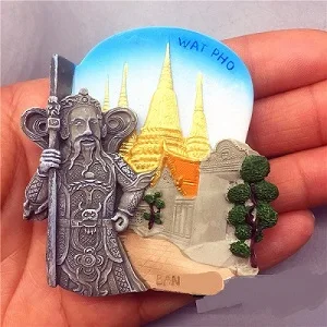 Домашний декор из Тайланда, памятная серия, сувенир для путешествий, 3D Смола, слон, чианг-маи, статуи храма, холодильник, магнитная наклейка - Цвет: Шоколад