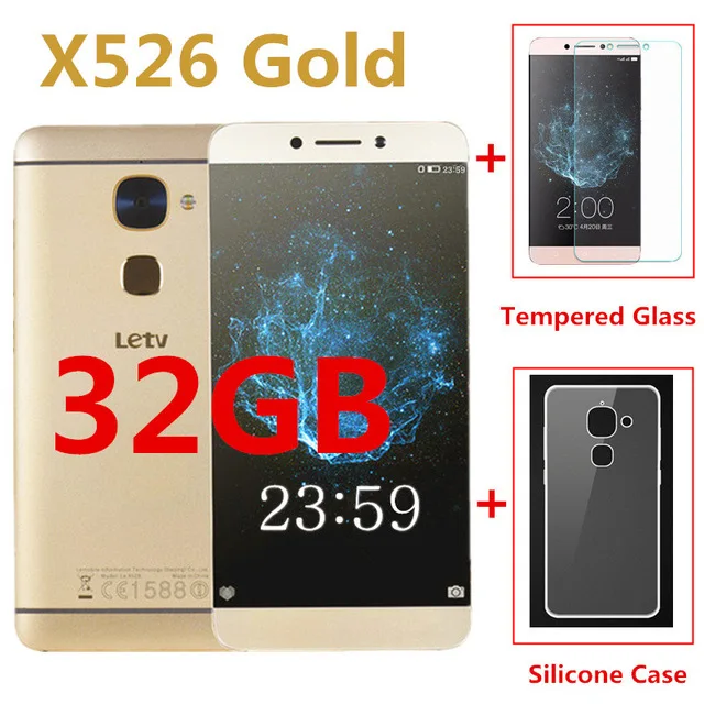 X526 Gold 32G LeEco Letv S3 X522 Le2 X526 X520 3 ГБ ОЗУ 32 ГБ/64 ГБ Snapdragon 652 смартфон 5,5 дюймов Восьмиядерный 3000 мАч 4G мобильный телефон - Цвет: X526 Gold 32G