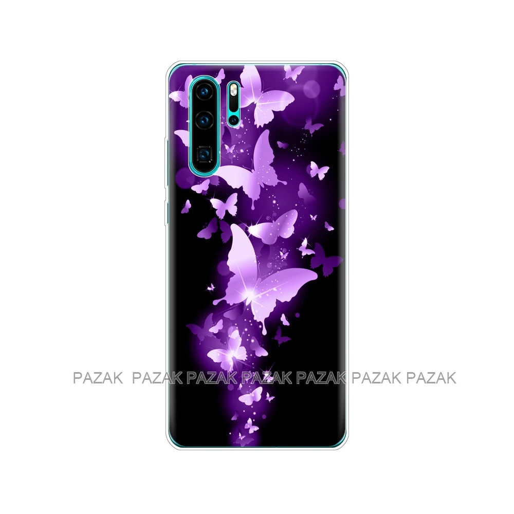 61352 Чехол-Бампер для Huawei P30 Pro, мягкий силиконовый чехол для телефона из ТПУ, задняя крышка для Huawei P30 Pro VOG-L29 ELE-L29 P 30 Lite, чехол с принтом - Цвет: 61352