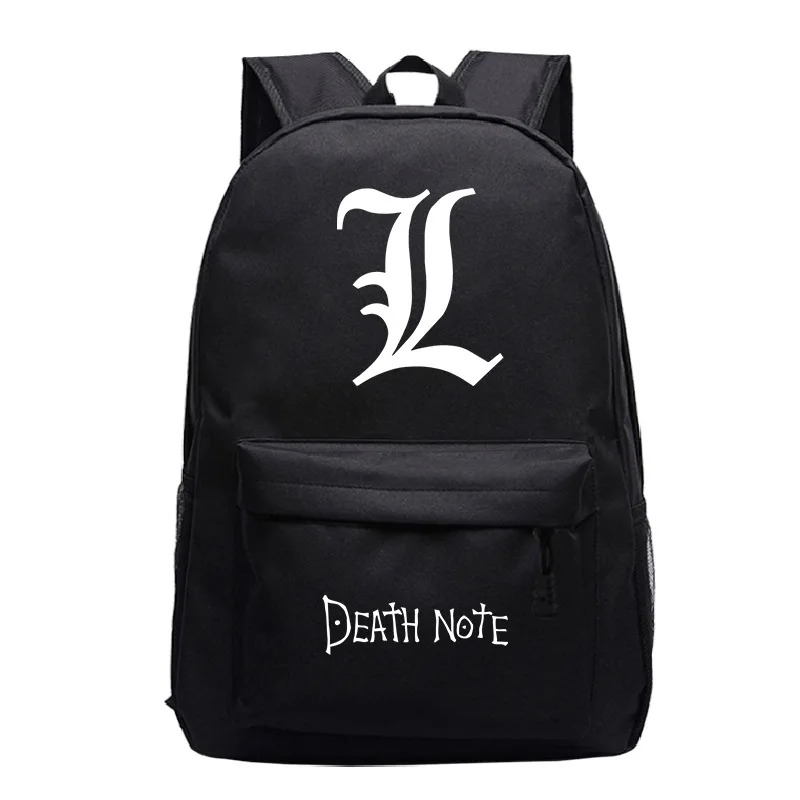 Аниме Death Note Yagami светильник рюкзаки мультяшная школьная Подростковая сумка через