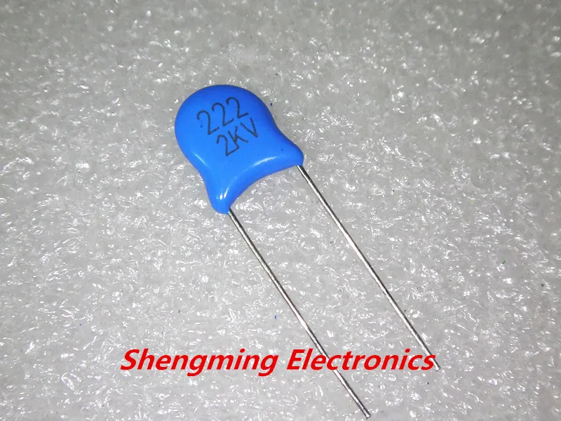 100 шт 2КВ 2000 в 222 м 2.2nF высоковольтные керамические конденсаторы|ceramic capacitor|high voltage