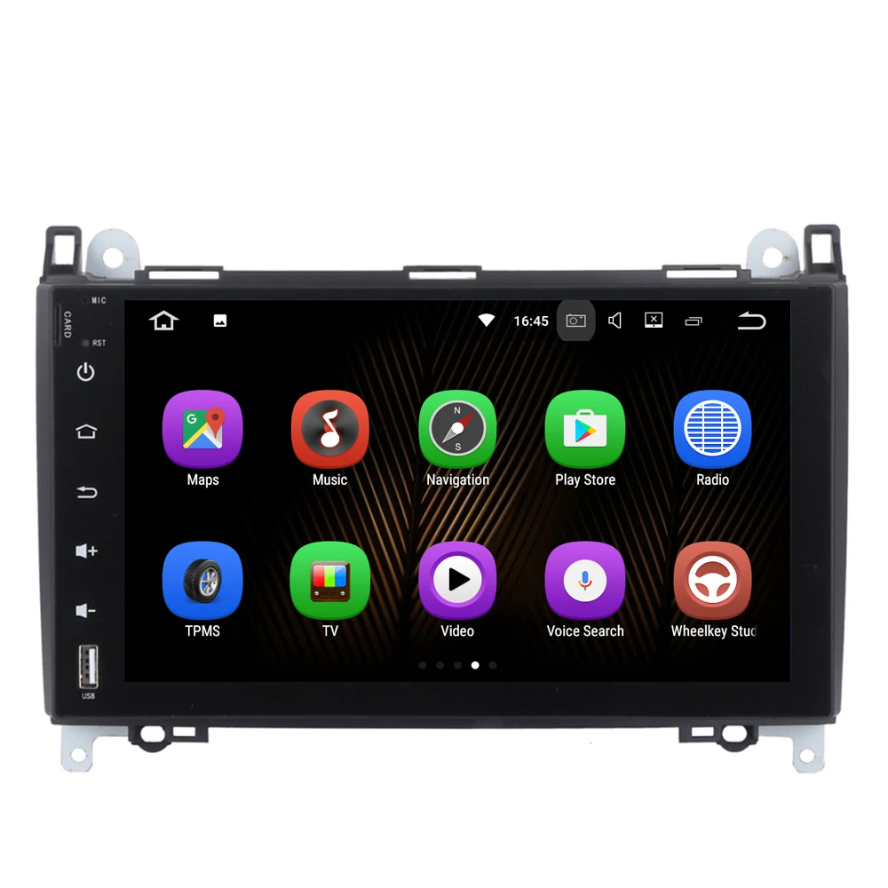 9 дюймов Android 7.1 автомобилей медиа Радио плеер для Benz W169 W245 Sprinter Viano Vito Wi-Fi 2 г + 16