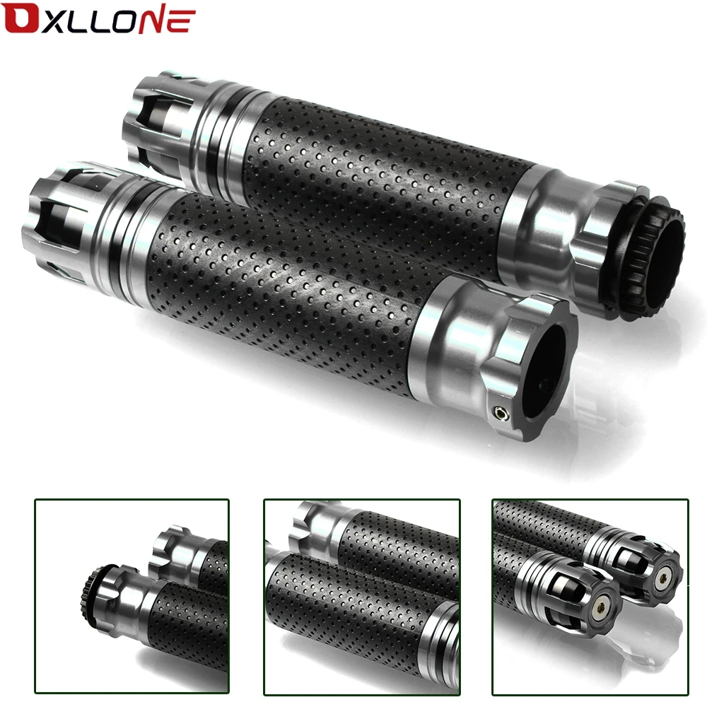Алюминиевые ручки для мотоцикла Yamaha R1 R6 R7 FZ1 FZ6 MT01 Aprilia RSV 1000 Triumph Daytona 675 7/8 дюйма 22