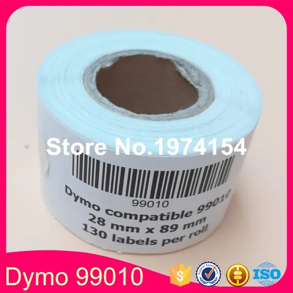 25x совместимые рулоны dymo этикетки 99010 термочувствительные бумажные dymo99010 28 мм x 89