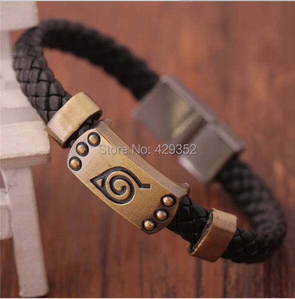 Оптовая продажа 10 шт./лот анимационные ювелирные изделия браслет Наруто