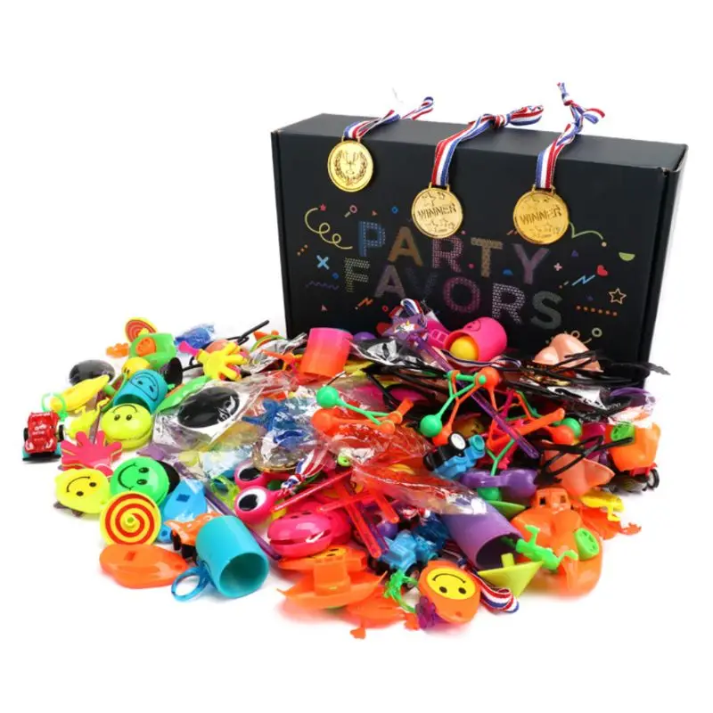 

150pcs/set Kids School Rewards Prizes Toys Giveaways Festive Birthday Party Favors Supplies Assorted Gift Pretend Play