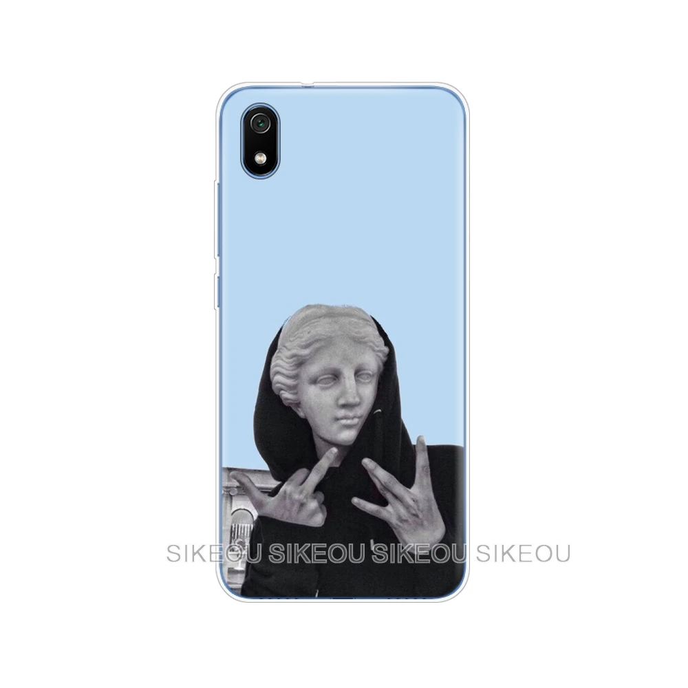 Силиконовый чехол для xiaomi redmi 7a, чехол s, полная защита, мягкая задняя крышка из ТПУ для redmi 7 a, бампер hongmi 7a, чехол для телефона - Color: 34642