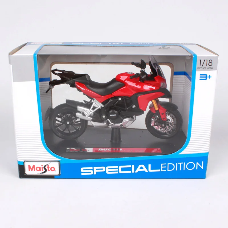 Maisto 1:18 Ducati multistrada 1200S красный мотоцикл литой модель мотороллер для сбора 10003| |