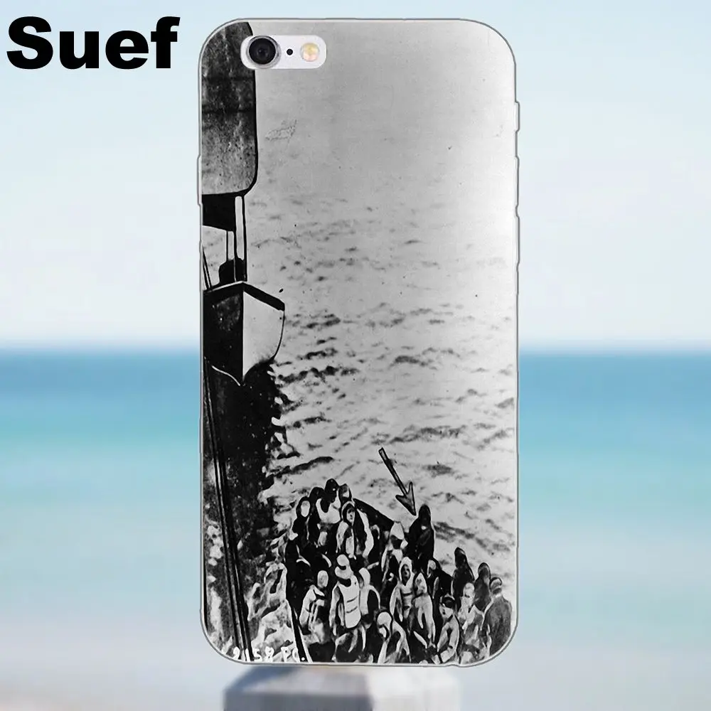 Suef TPU оптом для iPhone X 4 4S 5 5S 5C SE 6 6S 7 8 Plus Samsung Galaxy A3 A5 J1 J3 J5 J7 2016 2017 Titanic White Star Line|for