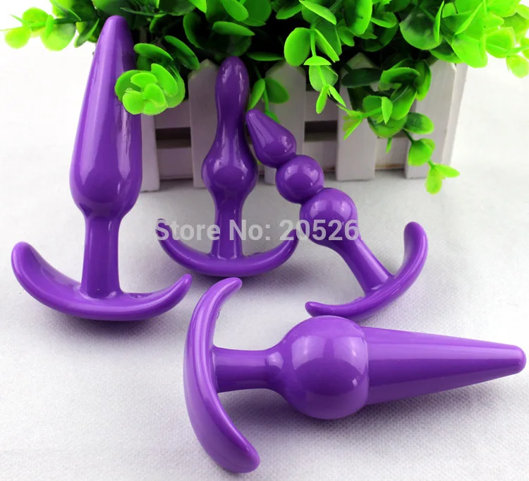 4 шт./компл. большая Анальная пробка Мастурбаторы Ночная жизнь унисекс якорь