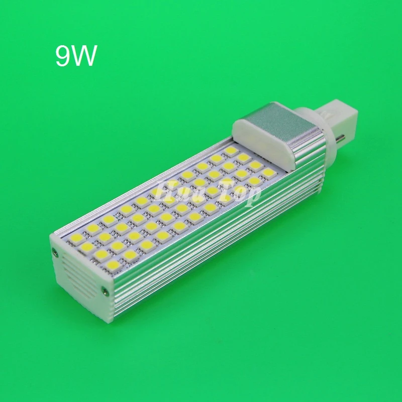 5 шт. прямые заводские светильники 9 Вт горизонтальный штекер света G23 E27 G24 SMD 5050 44