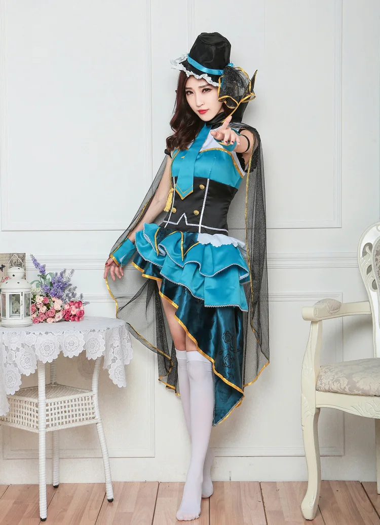 Lovelive! Love Live Eli Ayase Ellie униформа для пробуждения вора карнавальный костюм полный