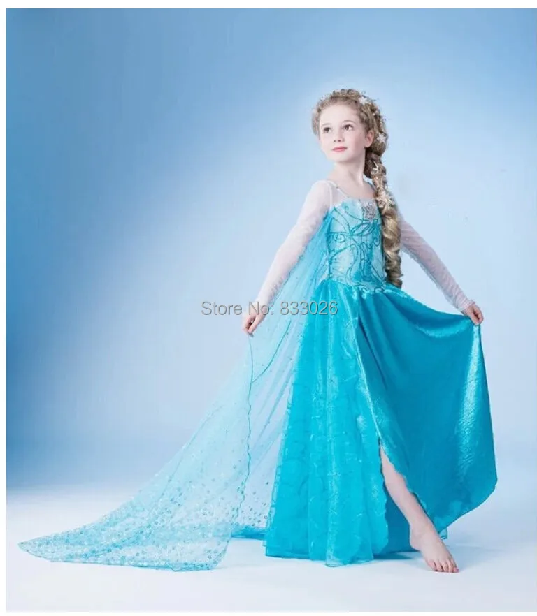Free shipping High quality New Style dancing dress Elsa Anna beautiful Dress Fashion princess |