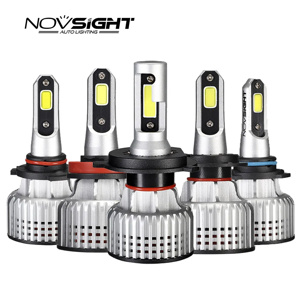 NOVSIGHT h4 светодиодные автомобильные лампы H7 H11 H8 HB3 9006 HB4 Автомобильные фары вывески