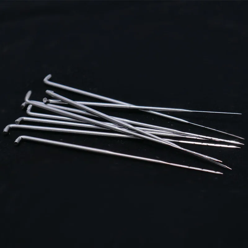 

9PCS/set Mixed Size Stainless Steel Felt Leather Sewing Needles Crochet Hook Wool Hand Sewing Accessories DIY Needlework