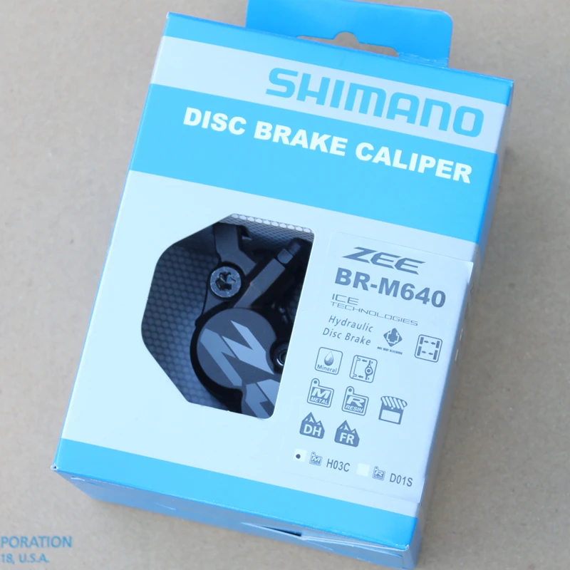 Shimano горный велосипед AM DH FR ZEE BR-M640 тормозной суппорт Гидравлический дисковый