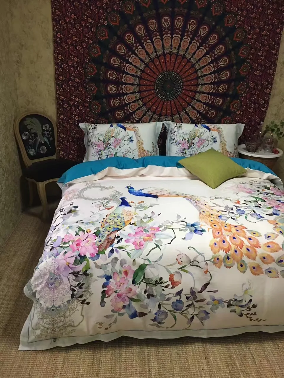 Luxury Brand Bedding Set Egyptian Cotton Duvet Cover Sheet Pillowcases Bedroom Textile Bed Line King Queen Size Bohemia | Дом и сад