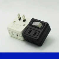conversion plug 1 to 2 way japan standard power adapter socket 10a travel plugs ac 110v 220v mini travel adapter