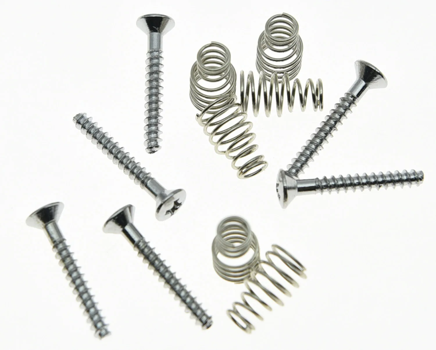 

KAISH 6x Single Coil Pickup Mounting Screws and Springs Chrome