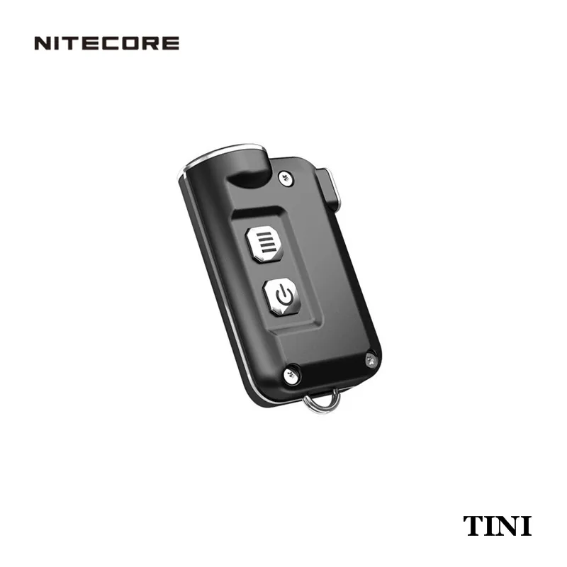 Nitecore TINI Cree XP G2 380lm мини металлический микро USB брелок со светодиодным фонариком