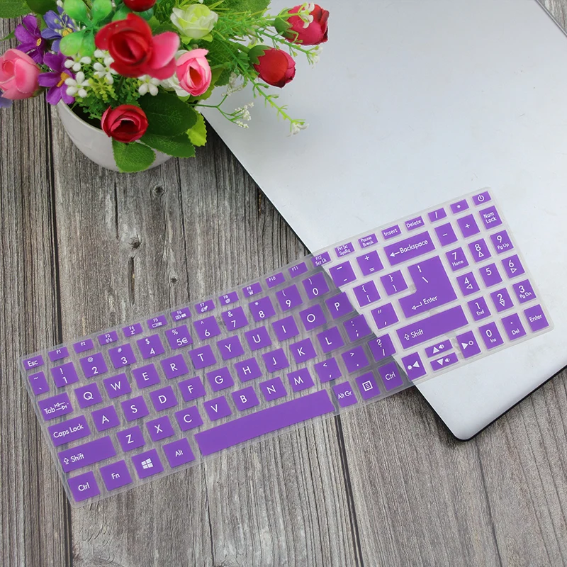 purple Для acer Swift 3 SF315 Full HD ноутбука Swift3 15 SF315-51G sf315-52G 15,6 дюймов TPU Высокая четкая клавиатура защитная пленка - Цвет: purple