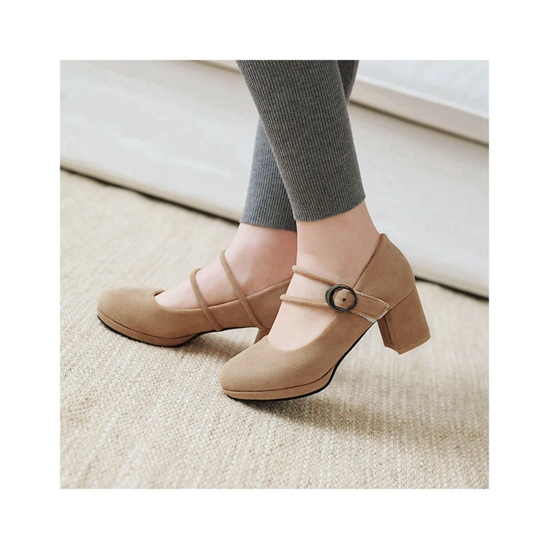 Женские туфли лодочки ASILETO обувь на платформе блочные каблуки Мэри Джейн