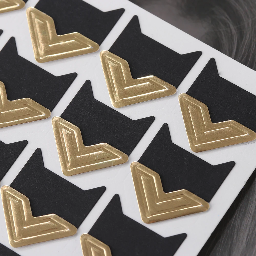 72 шт Новый Модный фотоальбом скрапбук фото уголок альбома протекторы DIY стикер