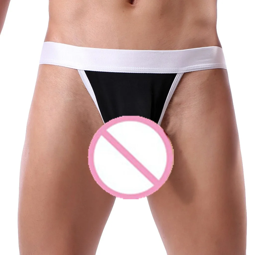 Новые Сексуальные Лоскутные трусы мужское комбинированное нижнее белье мягкие