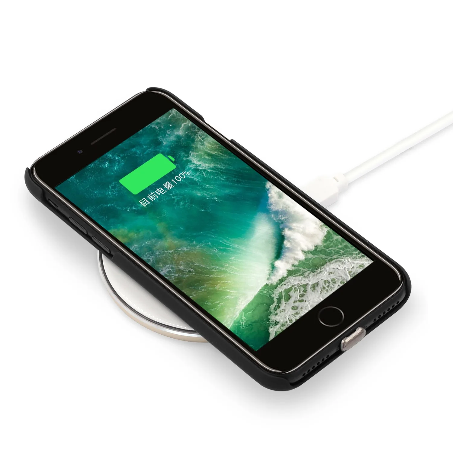 QI Беспроводное зарядное устройство для iPhone 7 6 s чехол приемника мобильного