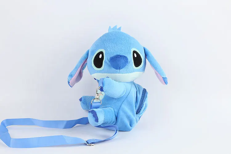 Милый мультяшный плюшевый рюкзак Lilo & Stitch мягкие Наплечные сумки набивные куклы с