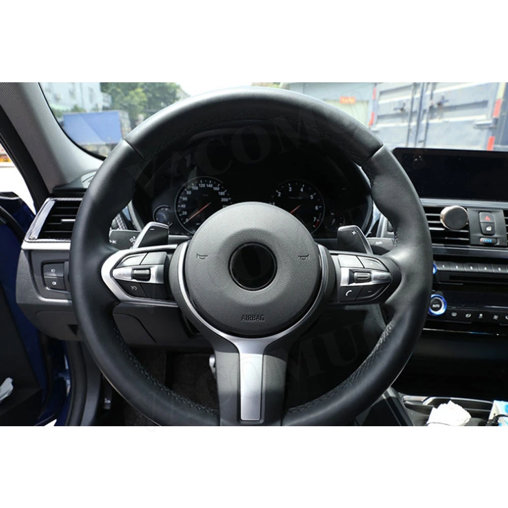 Декоративная накладка на руль автомобиля рамка для BMW F20 F22 F30 F32 F10 F06 F15 F16