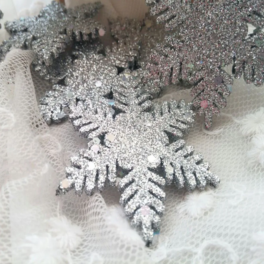 30 шт. Пластиковые блестящие украшения для рождественской елки подвесные