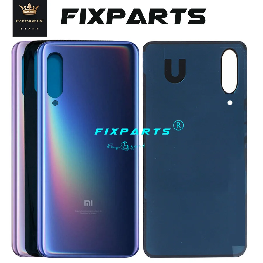 Xiaomi mi 9 Задняя крышка батареи задняя дверь Корпус чехол стеклянная панель mi 9 оригинальные запасные части 6,3" xiaomi mi 9 крышка батареи